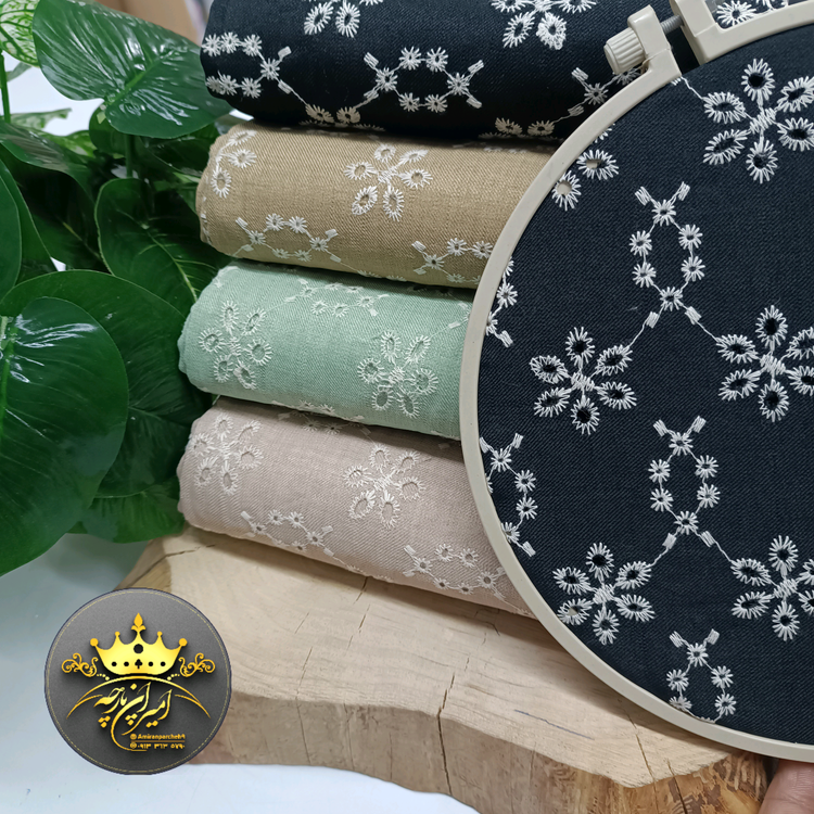 پارچه سوزندوزی عرض۱۵۰