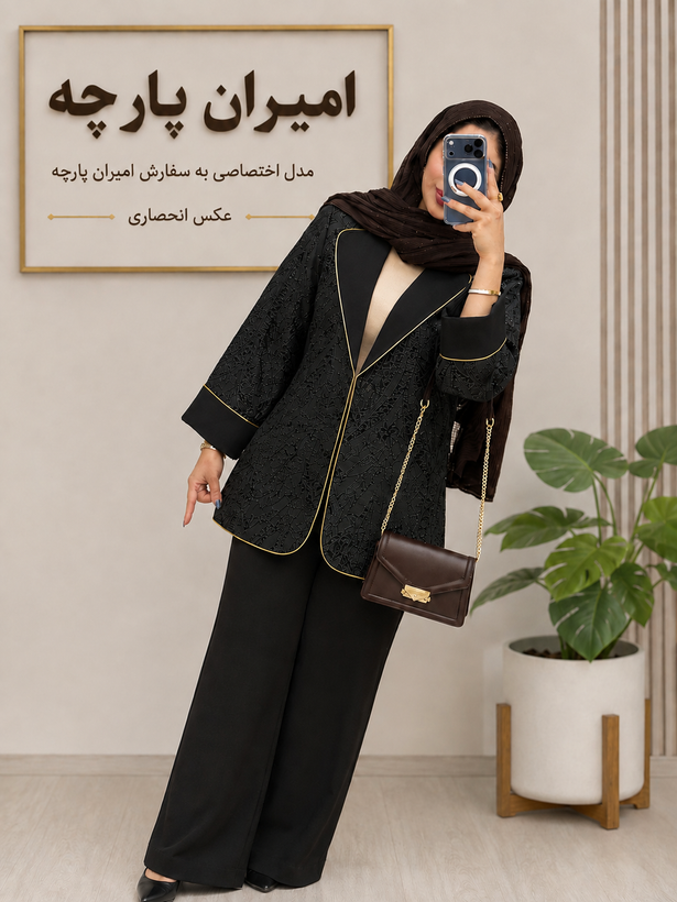 ژاکارد ترک سه نخ