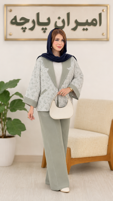 ژاکارد ترک سه نخ